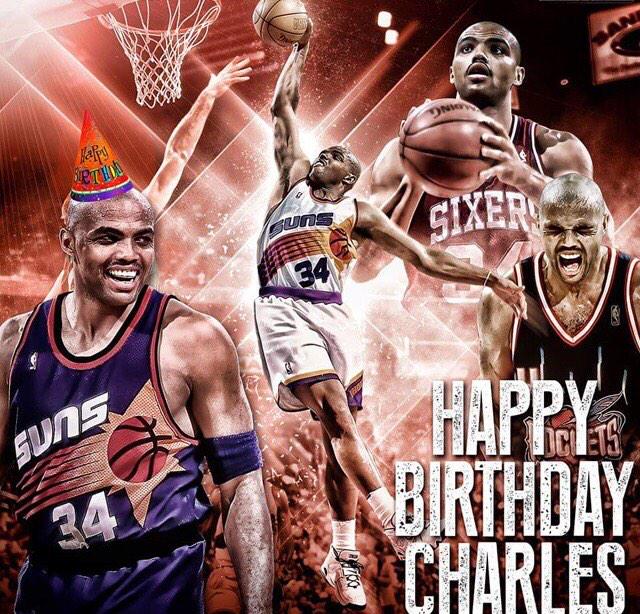 Happy Birthday Charles Barkley!         