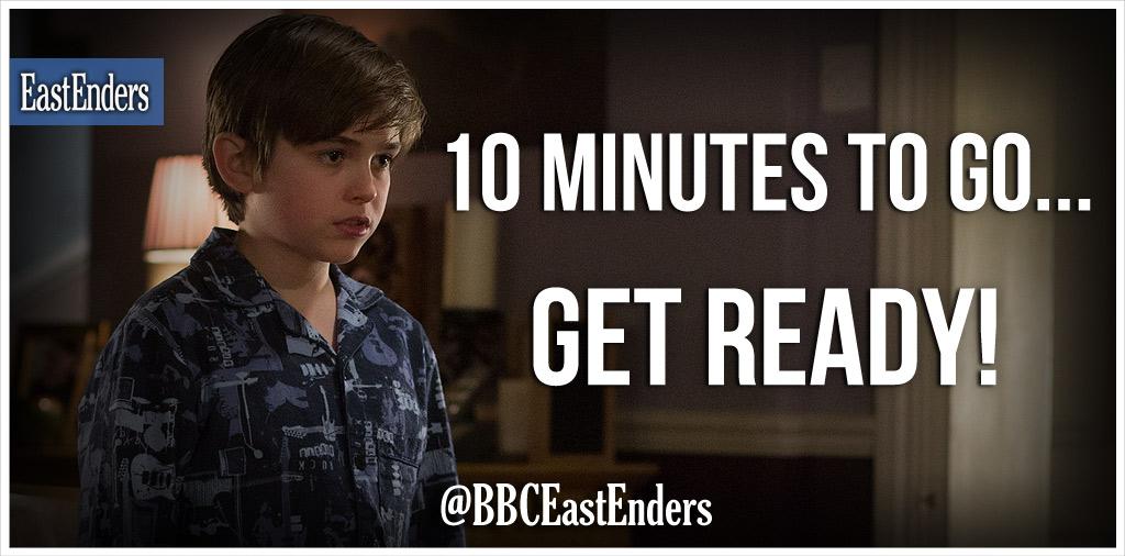 bbceastenders's tweet photo. It's the #EELIVE aftermath episode and it's all LIVE in 10 minutes - what could possibly go wrong?! :-) http://t.co/KjcEyawKT5