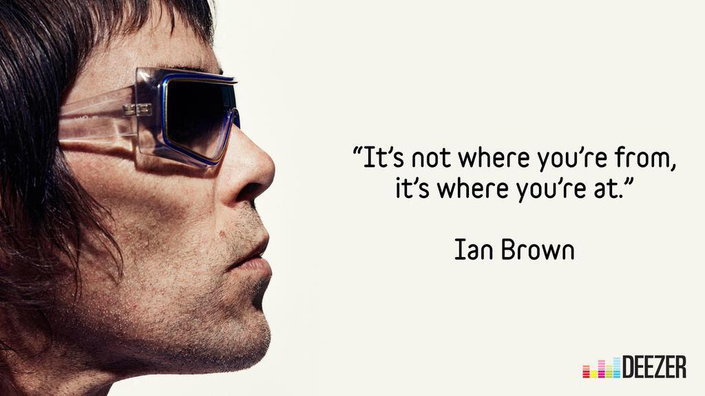 Happy birthday to the genius himself! Mr.Ian Brown    