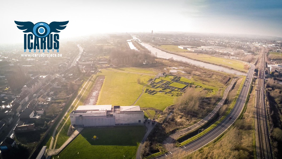 GevaertPascal's tweet photo. Provincial Archaeological Museum of Ename #Oudenaarde #archeology #Archeologie #aerialphotography #urbanisme http://t.co/YjilnFCl2V