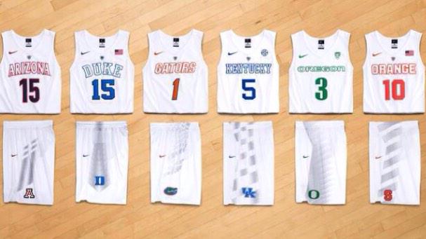 ChrisKuba's tweet photo. "@ZonaZooOfficial: When you're one of the best programs in the nation, you get custom Nike uniforms. http://t.co/hpzlrc51DB" or ur oregon