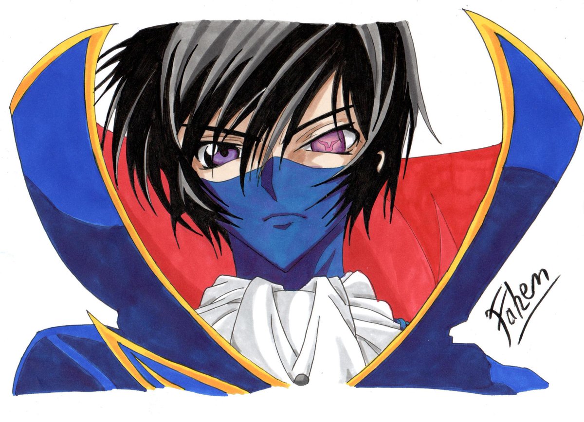 hype_faken's tweet image. Draw Lelouch #CodeGueass
