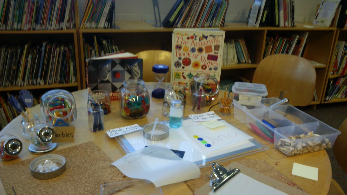 GatewayPSTweets's tweet photo. Gateway FDK teachers organize lunch and learns; how to use everyday items, such as clear jars, for maximum learning. http://t.co/3jXcbFgQGL
