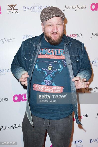 StephenGlickman's tweet photo. Yeah @Flophouse It's @StephenGlickman wearing your "Masters of the Universe" shirt to the @OKMagazine Oscar Party! http://t.co/Bibk2luDzH