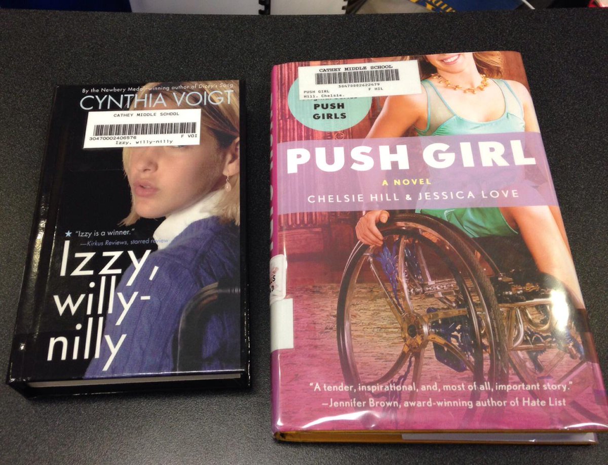 catheymslibrary's tweet photo. Love books about teens overcoming physical challenges #catheyreads #cynthiavoigt @ChelsieHill @pushgirls http://t.co/wAujswR41j