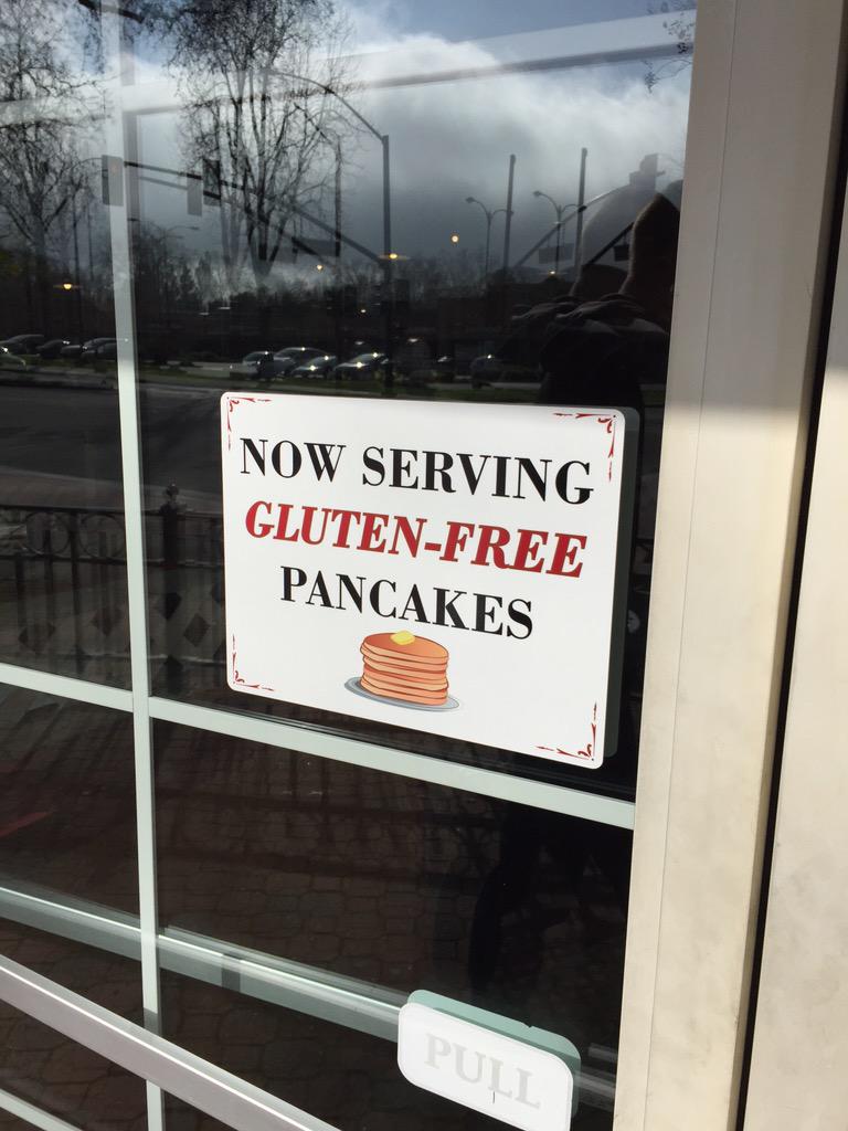 danavollmer's tweet photo. This just made my day!! #GF pancakes!! http://t.co/cHZr01g3Kv