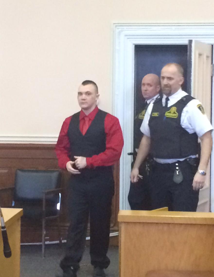 arianakelland's tweet image. Philip #pynn arrives for his sentencing at Supreme Court.