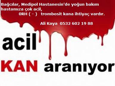 emekkentli's tweet photo. Yoğun bakımda  yatmakta olan hastamıza acil çok 0RH ( - ) trombosit kana ihtiyaç vardır.
Ali Kaya 0532 602 19 88 http://t.co/xvADqiZYyp