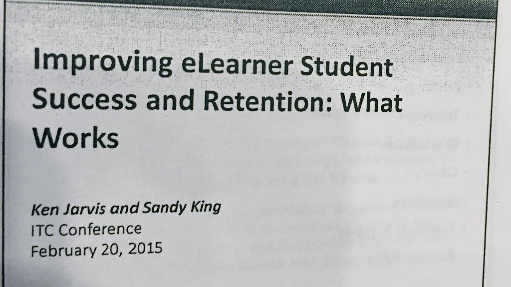 khac_quan's tweet image. Retention is a must to have tool to improve the teaching style and intake programs for online students #eLearning2015