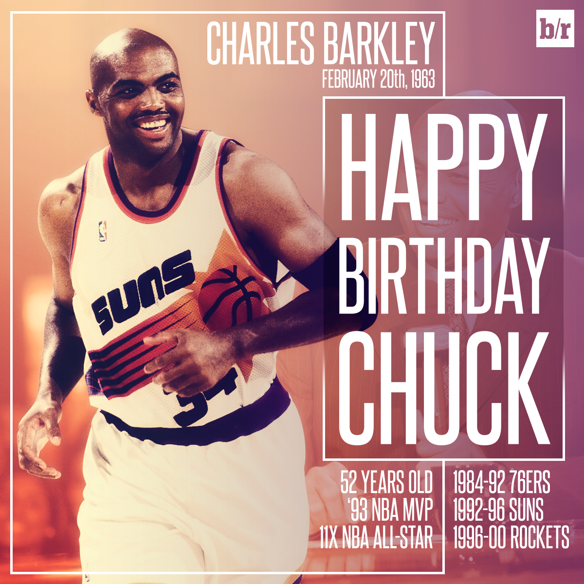 Happy birthday Chuck!  fuck Charles Barkley ole trash ass dude