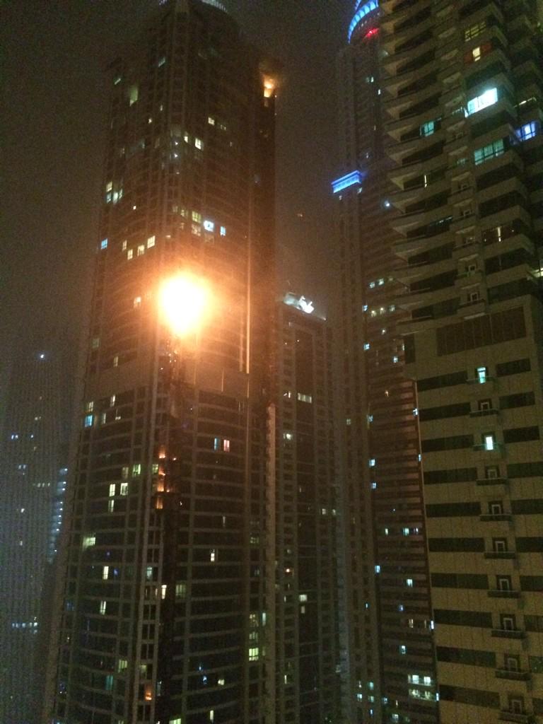 Breaking news on Dubai skyscraper fire, Feb. 21, 2015.