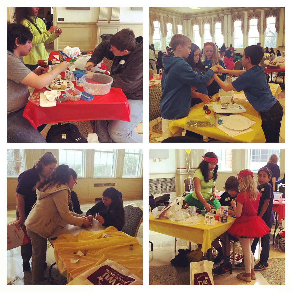 TWUSpecialEvent's tweet photo. The teams worked so hard at the 17th annual Edible Car Contest! #TWU #EdibleCar #HubbardHall #TeamWork2015 #dentoning http://t.co/FkHBu9knQ6
