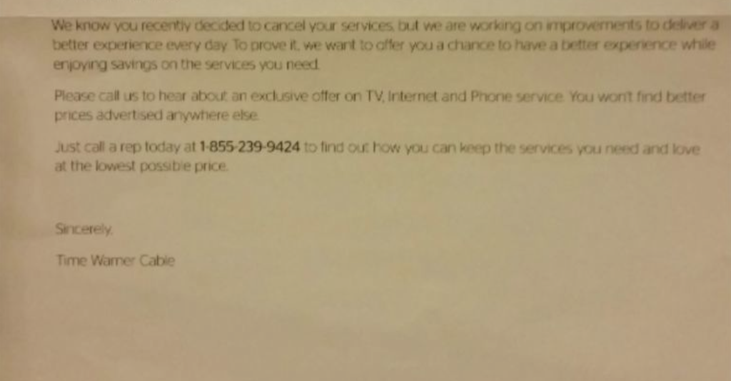 Cosmopolitan's tweet photo. You are going to FREAK when you see what Time Warner accidentally called their customer: http://t.co/YgeN3q1FAW http://t.co/JEAehVGSd2