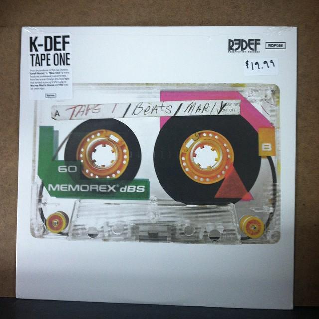 horn_ly's tweet image. K-Def - Tape One LP $20 #kdef #new #sealed #vinyl #hiphop #instrumentals #fatbeats #redefinition #marleymarl by mrs…