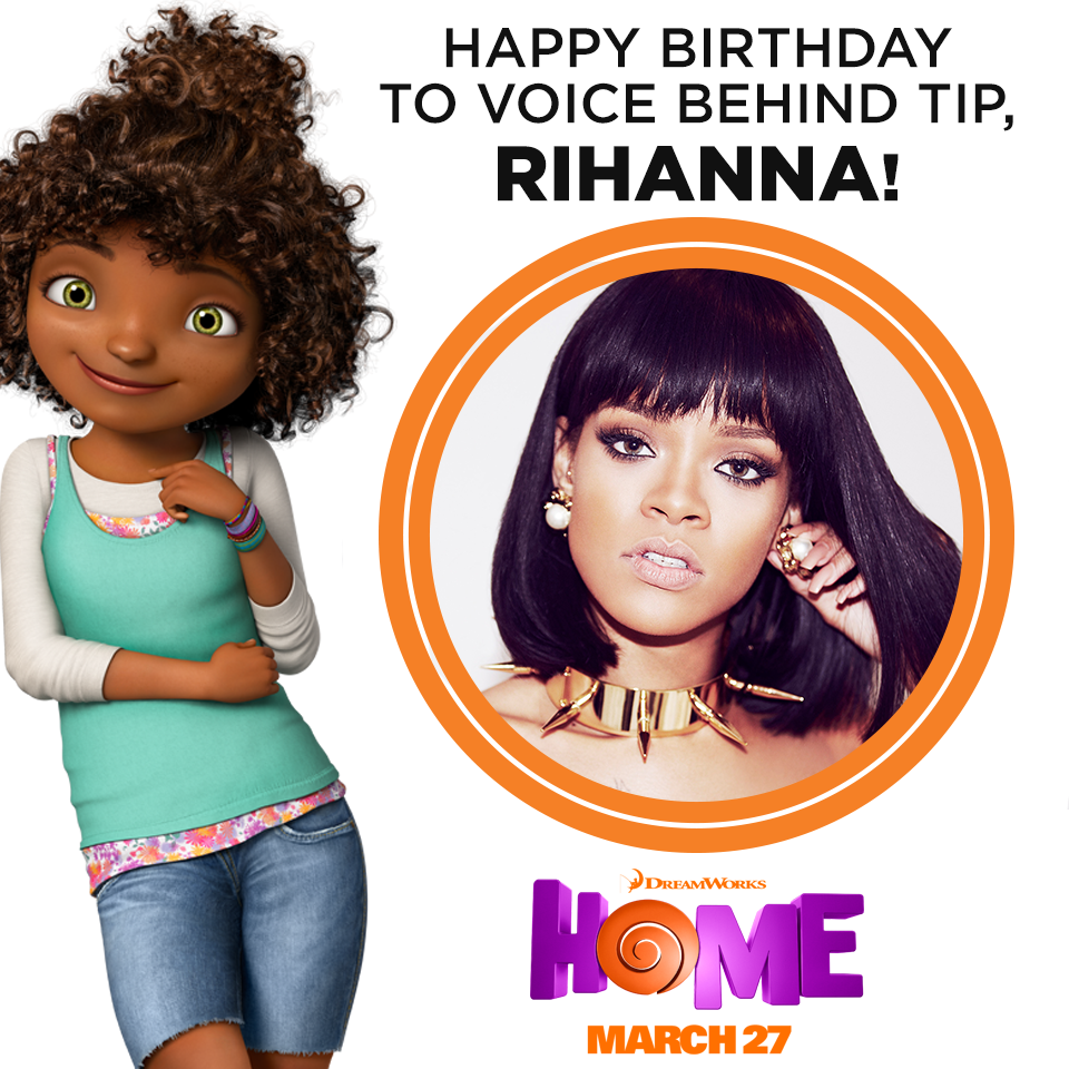 Dreamworks's tweet photo. Happy Birthday @Rihanna! http://t.co/twEoavi7aS
