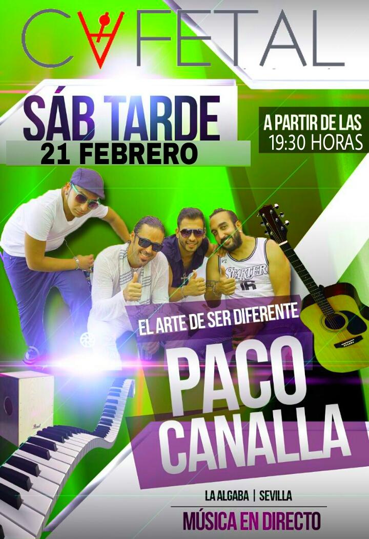 CafetalAlgaba's tweet photo. Sabado de flamenco del bueno en @CafetalAlgaba  con "Paco Canalla"no faltes! http://t.co/DXHmOWoJGI