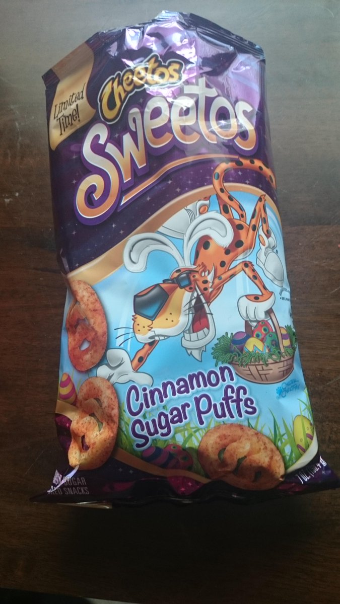 Belle_Bourdon's tweet photo. @cheetos this is the best thing ever sold in a chip bag.  please keep them longer than limited time http://t.co/xe4jFXne4m