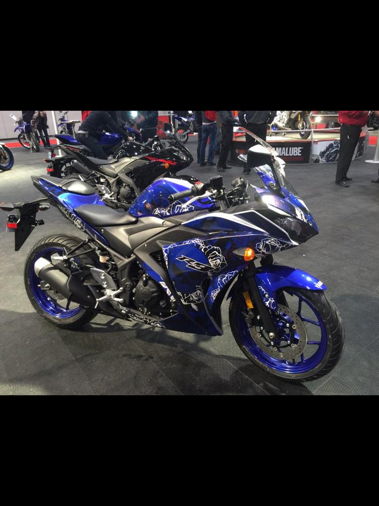 VOS Motors on Twitter "2015 Yamaha R3 with custom paint job at the