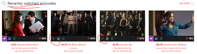 @trakt i added recent shows and they are displaying in my history but still have the "add to history"<a class="tags" target="_blank" title="On Twitter" href="/?out=eyJ0eXAiOiJKV1QiLCJhbGciOiJIUzUxMiJ9.eyJpYXQiOjE3MjYzNzgwNDcsImlzcyI6InR3cG9ybnN0YXJzLmNvbSIsIm5iZiI6MTcyNjM3ODA0NywiZXhwIjoxNzU3OTE0MDQ3LCJyZWRpcmVjdF91cmwiOiJodHRwczovL3R3aXR0ZXIuY29tL3RyYWt0In0.Y9Z9fU4hlpiV50EFCaEeX8uFol1FaNRbFMaRDtVhItkS2ajjTRhFAS5v-66Ya9HIqYu2MhjSsrUNOC9nqzT--Q">@trakt</a><a href="/tag/manimonday"class="tags"><span>#manimonday</span></a>