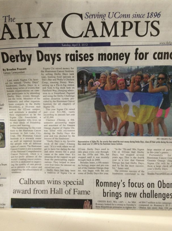 DerbyDaysStorrs's tweet photo. Your favorite philanthropy returns to Storrs this April.  Hype starts now #DerbyDays2015 http://t.co/JB7Vq3nMSk