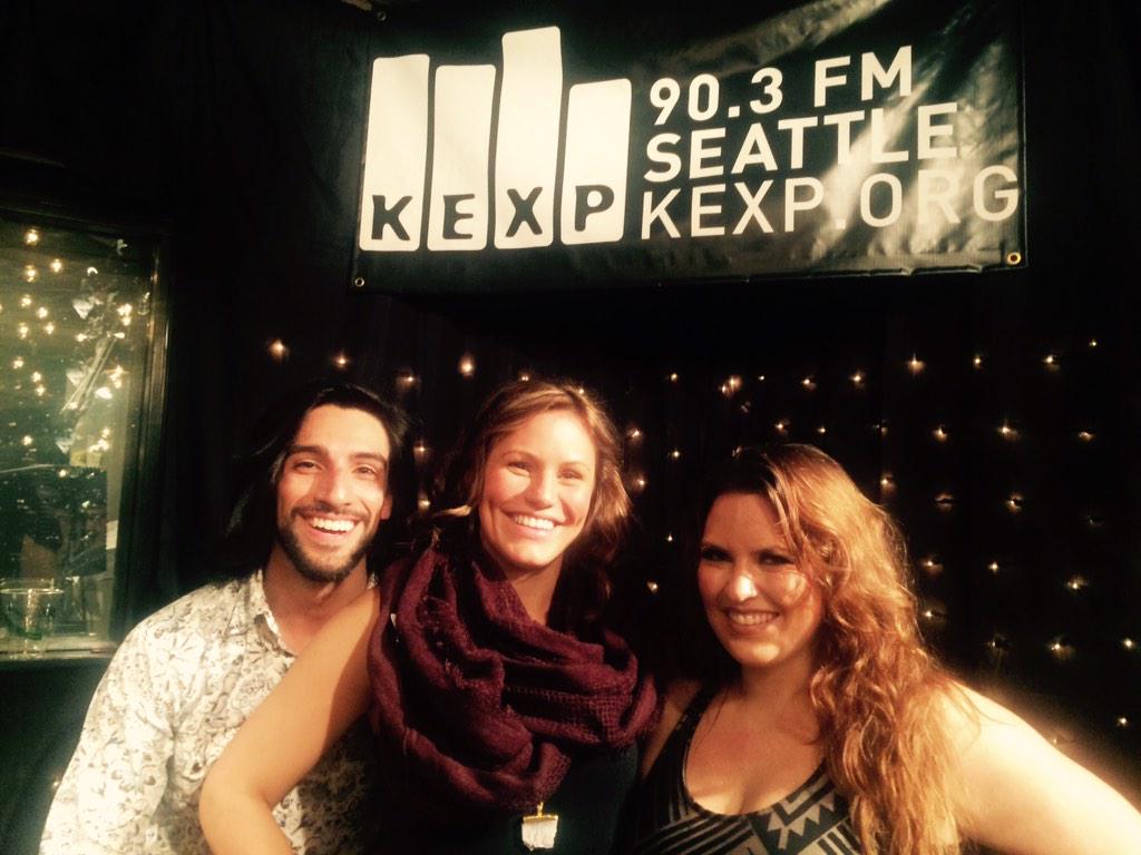 Thanks for having us <a href="/kexp/">kexp</a> <a href="/ACedarSuede/">A Cedar Suede</a> #BestBirthdayEver
