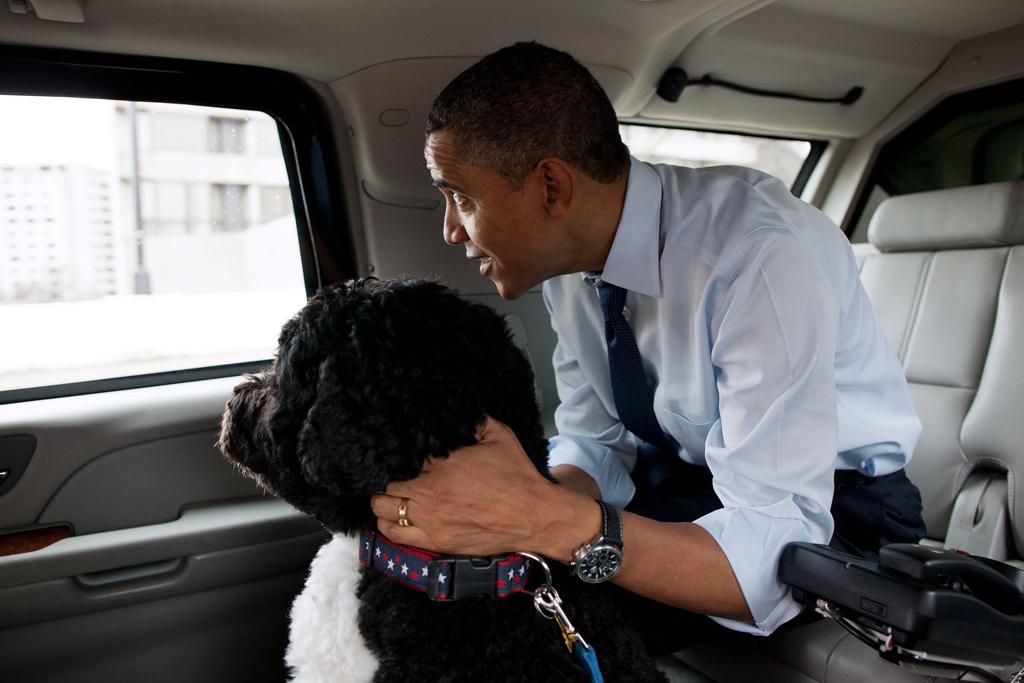 ObamaWhiteHouse's tweet photo. Best buds. #LoveYourPetDay http://t.co/BvD1WTW8Y8