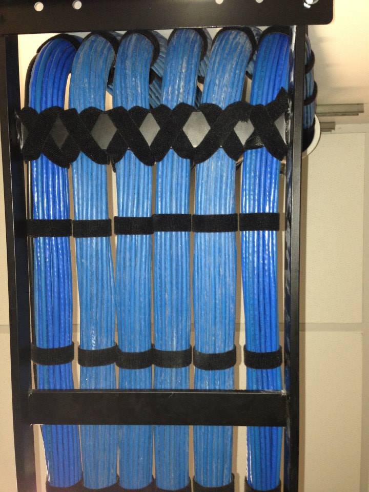 Another shot <a href="/SuperiorEssex/">Superior Essex Communications</a> cable we used at a recent job! Those bundles are superb! #lowvoltage #cat6 #qndsolutions