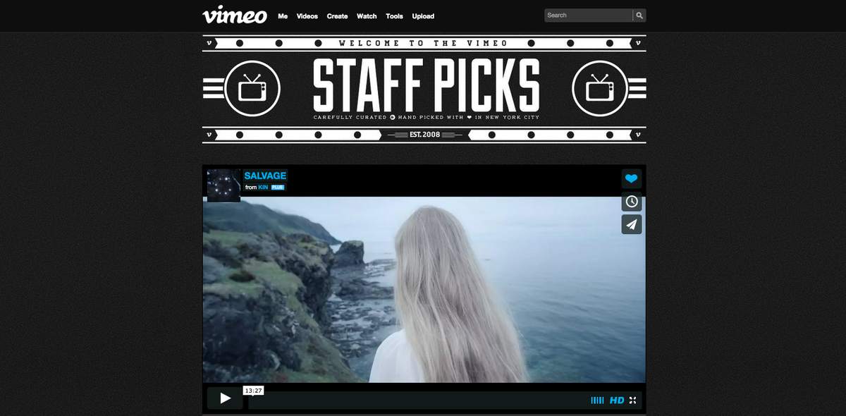 kinfables's tweet photo. Salvage has just been Staff Picked on @Vimeo ! Were SO grateful @VimeoStaff ! #staffpicks #vimeostaffpicks #Vimeo http://t.co/mC3rqDooxn