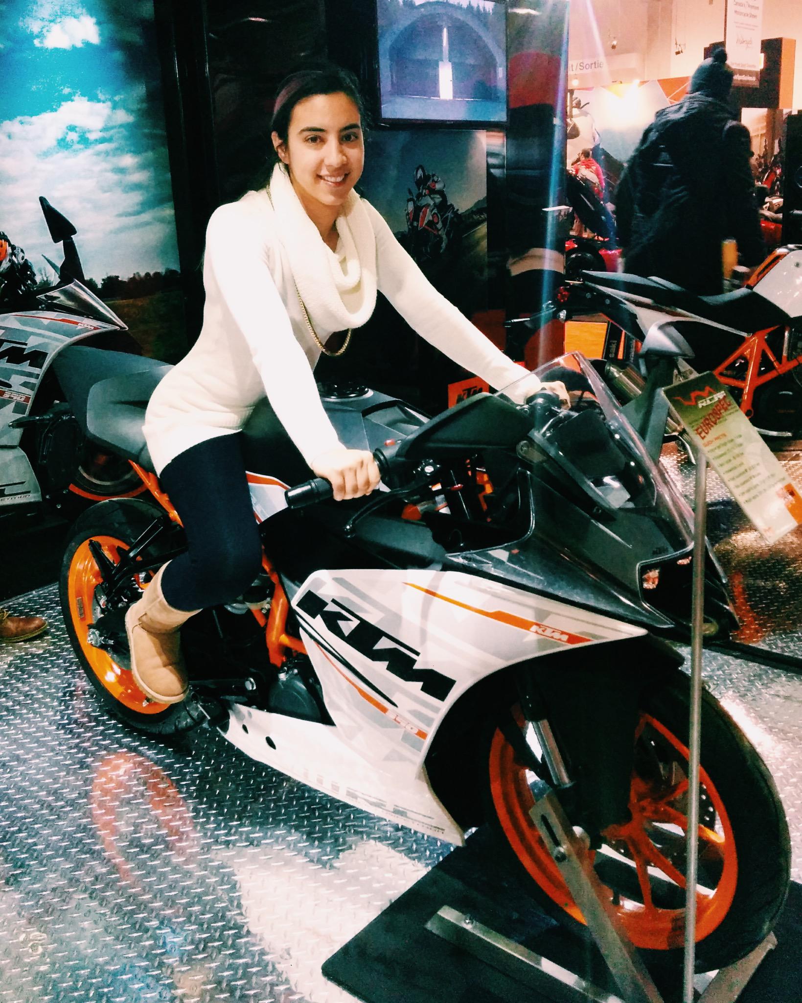 Girl on ktm online