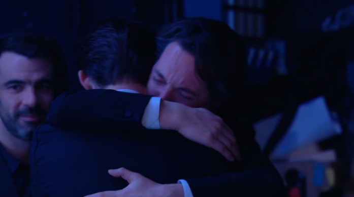 canalplus's tweet photo. Une des belles images de la soirée : l'émotion partagée de @pierreniney et @GGallienne > http://t.co/4EmxqQhFxI http://t.co/d5ZxGCdJ2M