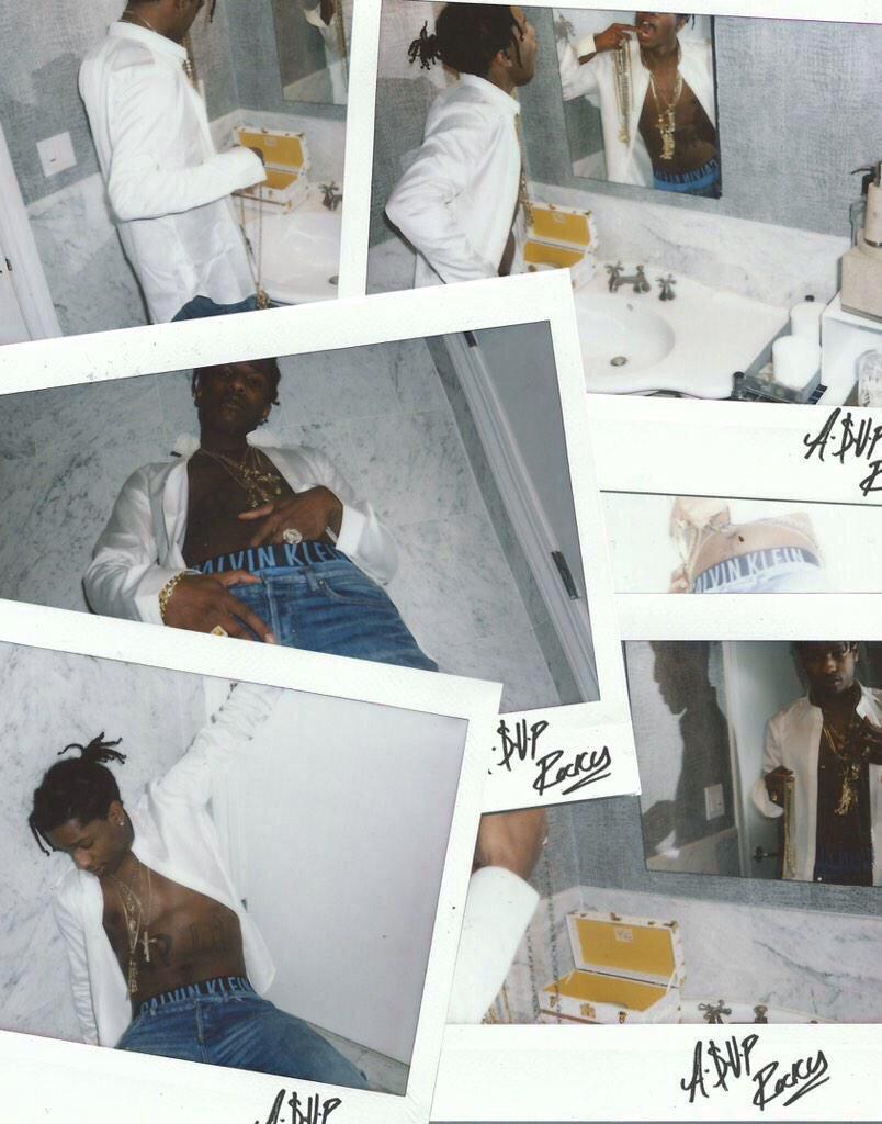 TheFreshTouch_'s tweet photo. A$AP Rocky pour Calvin Klein 🔱 http://t.co/n6uXEppmsw