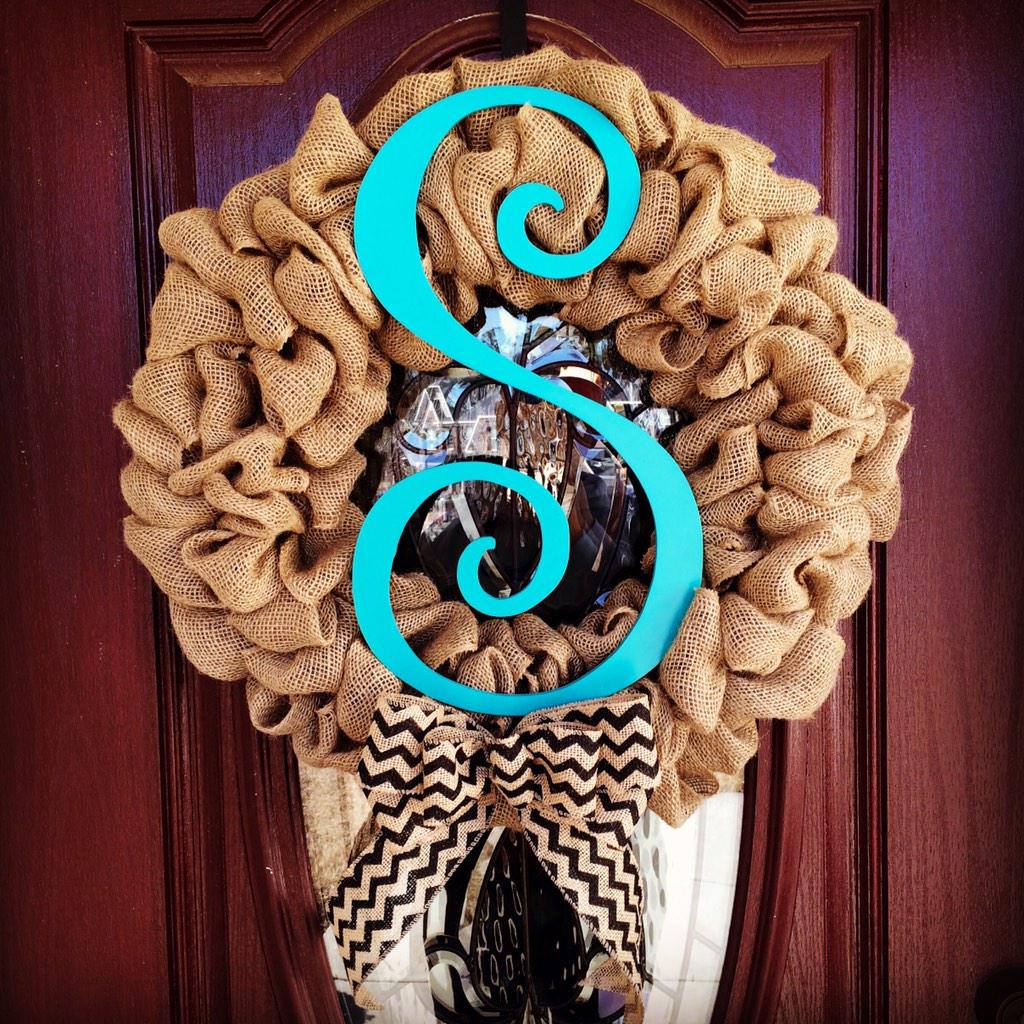 Another satisfied customer!  Order yours at WudStuff.com. #burlap #wreath