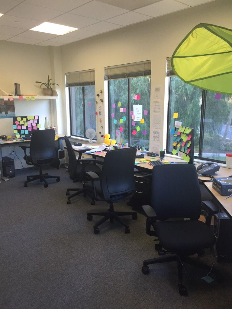 KristenWitt13's tweet photo. #PearsonSTEM Typical office at Google. http://t.co/fc9NmbjtJ9