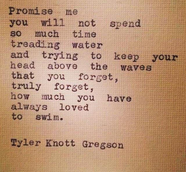 lauren_magnus's tweet photo. I love this!! As teachers we are always treading water (sometimes drowning) but we do love it 😉 #aussieED #reflection http://t.co/c5bZB4doOH