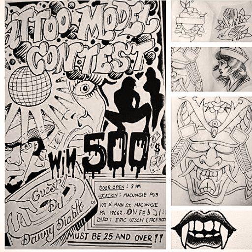 I AM DJING A WOMAN'S TATTOO CONTEST. IF YOU ARE A SEXY TATTOOED LADY OVER 21 THEN COME ON OUT TO PENN. INFO. ON FLYER