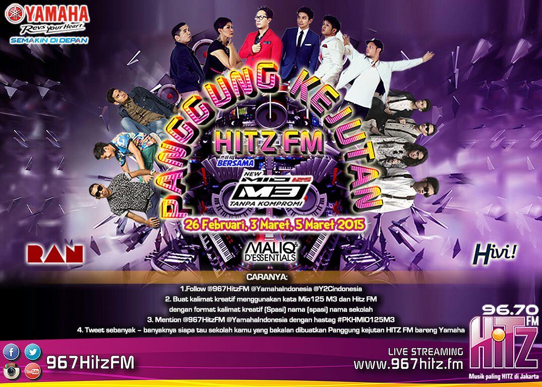 Mau sekolah kamu kita datengin di #PKHMIO125M3? Ayo follow <a href="/967hitzfm/">96.7HitzFM</a> <a href="/yamahaindonesia/">Yamaha Indonesia</a> dan liat caranya disini