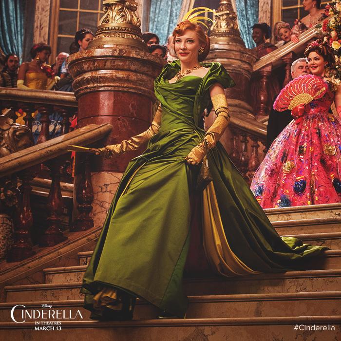 CinderellaMovie's tweet photo. Cate Blanchett, The Wicked Stepmother, has arrived. See #Cinderella March 13. http://t.co/VKbSXA6Ww5