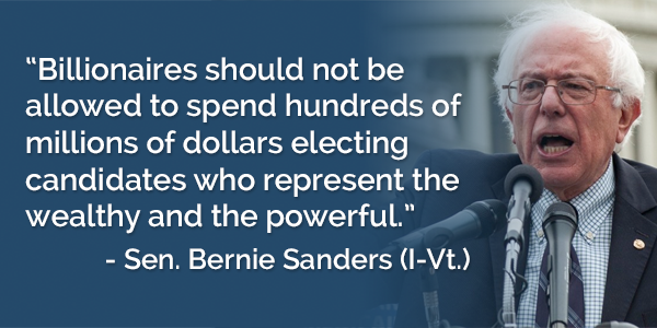 wcgirl1's tweet photo. .@SenSanders #WeAreBernie #UsNotNe 
We must overturn Citizens United. https://t.co/VD8jx5eEgy