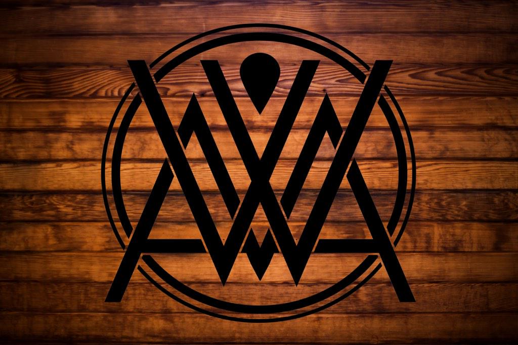 AAWband's tweet photo. Really excited to reveal our official namestamp and logo courtesy of @andyglassjaw from @wecameasromans! http://t.co/qNlKnDUSvo