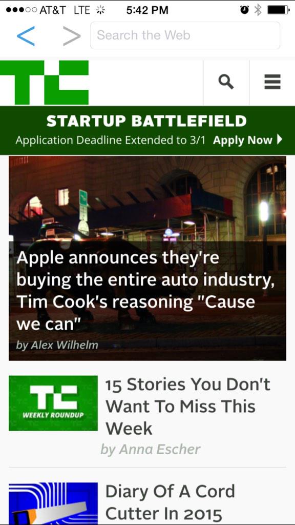 HTMLMakr's tweet image. Some #html hacks by @AlexKFine of @Recode and @TechCrunch
