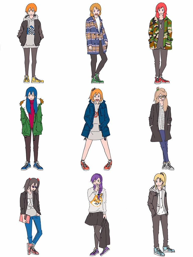 NIKE BLAZER × μ's 