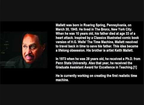 kzshabazz's tweet photo. "Theories of Time Travel" - African American Physicist, Ron Mallett http://t.co/tPLVvdH2oo #BHM2014 #AfroFuture http://t.co/mmpVjE2Nts