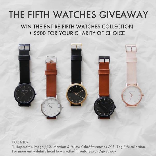 riulee26's tweet photo. 5 days left before giveaway. Come and see have chance to get their awesome watches. @TheFifthWatches #tfwcollection http://t.co/cDTlS5nvNa