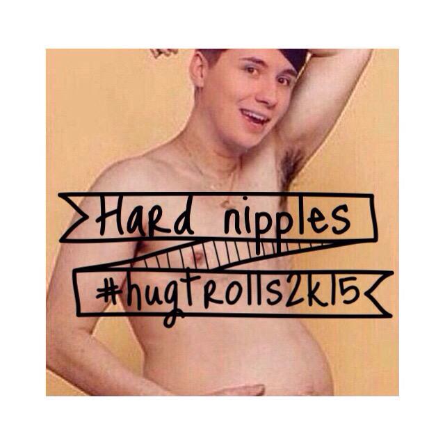 faggotprince's tweet photo. Hard nipples 2k15 xoxo love you Dan http://t.co/AlXOGczC7M
