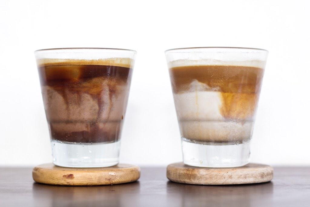 MagnumOpusFC's tweet photo. Sun's up! Our Dirty Duo says hi! Available as a chilled alternative at the shop. Just ask your baristas about it! http://t.co/XisuwUtMtH