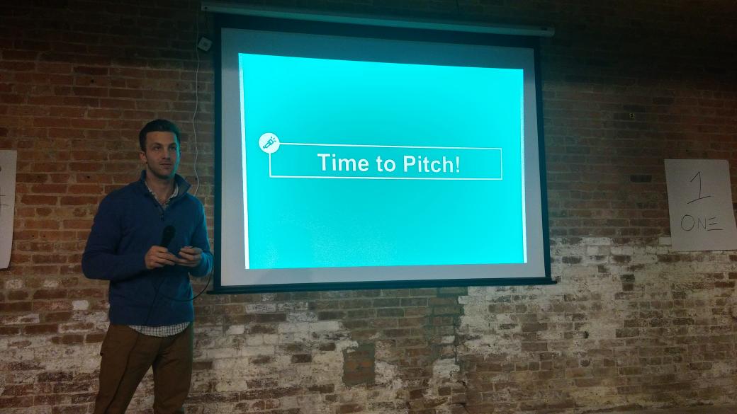 FinTExChicago's tweet photo. Time to pitch #FinTech ideas for @SWChicago! Thanks @jasonhenrichs for the demo pitch! #SWCHIFIN http://t.co/5MwaRQHObR