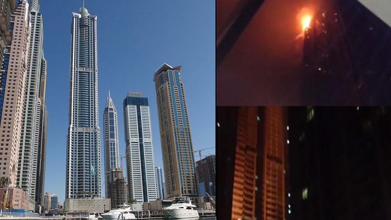 Incendio Dubai Foto Video