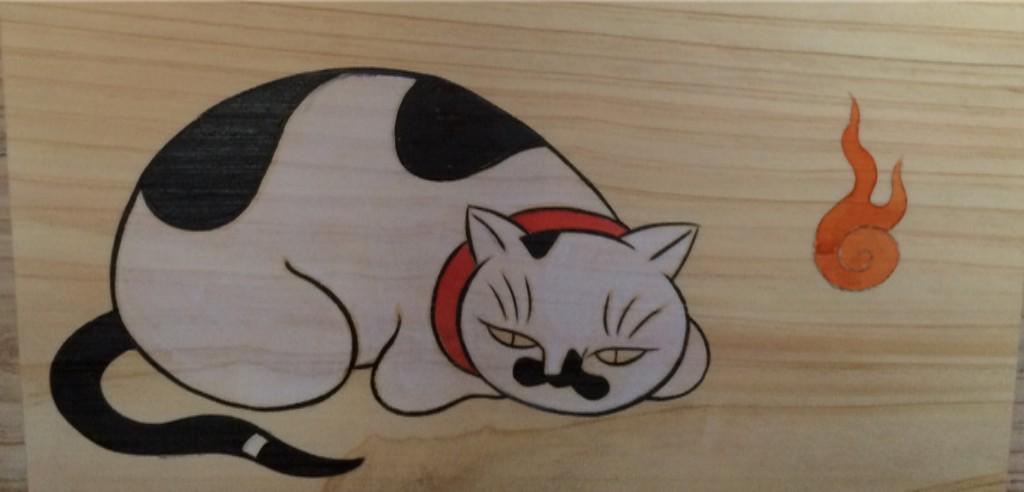 otfm1007's tweet image. “@ishiguroayako: #CATISSUE 爪とぎアート展参加作品。てんまる側面。とんいち側面。 http://t.co/lAOUHjYQec”あっーてんまる気づかなかった上だったのかな？？