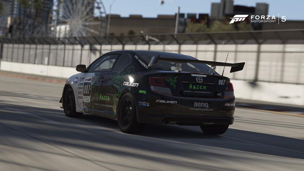 ForzaLiveryGuy's tweet image. Shared my 1st @Razer @BenQGaming themed livery - Scion tC @ForzaMotorsport @Xbox @ScionRacing #FM5