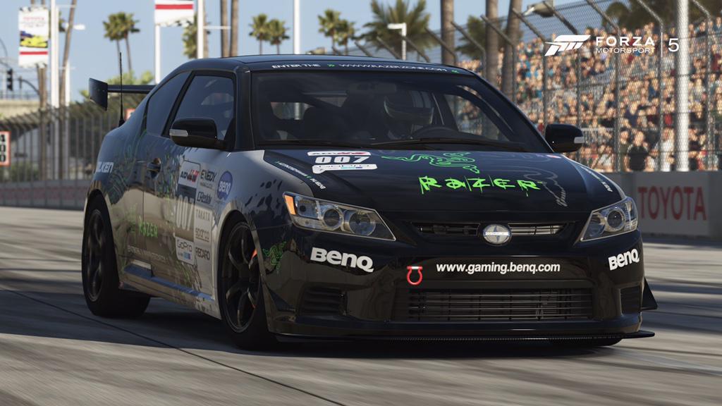 ForzaLiveryGuy's tweet image. Shared my 1st @Razer @BenQGaming themed livery - Scion tC @ForzaMotorsport @Xbox @ScionRacing #FM5
